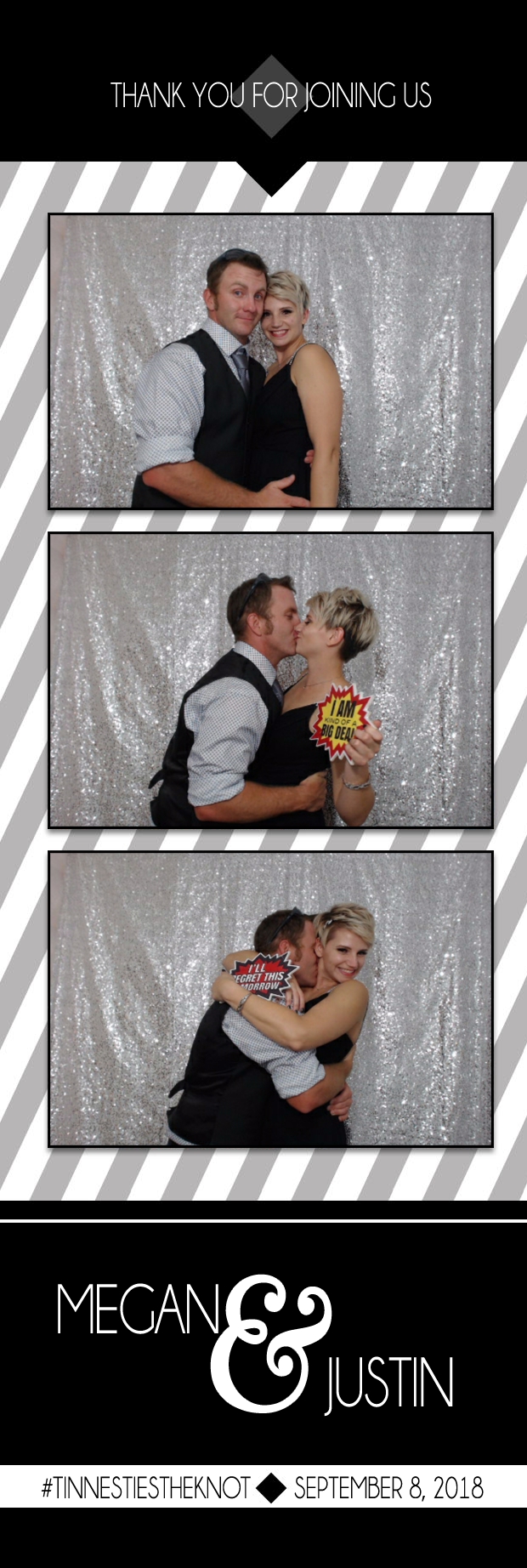 Megan and Justin's Wedding | View more photos from the event at gallery.photoboothbillings.com/u/PhotoBoothBillings/Megan-and-Justins-Wedding